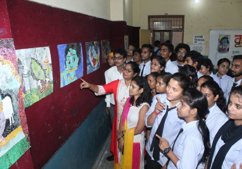 kollas exhibition in bundelkhand university