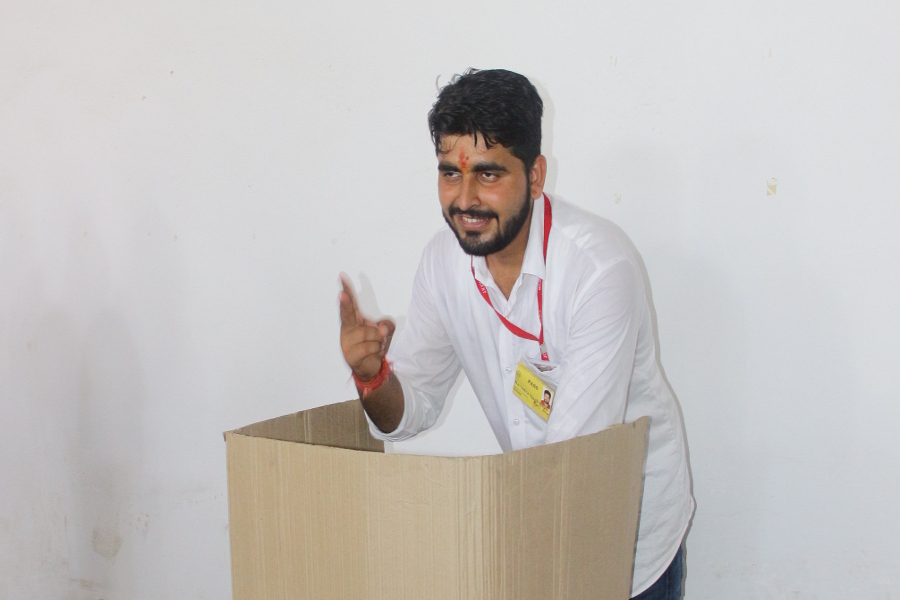 ravindra singh bhati gets maximum vote in jnvu student union election