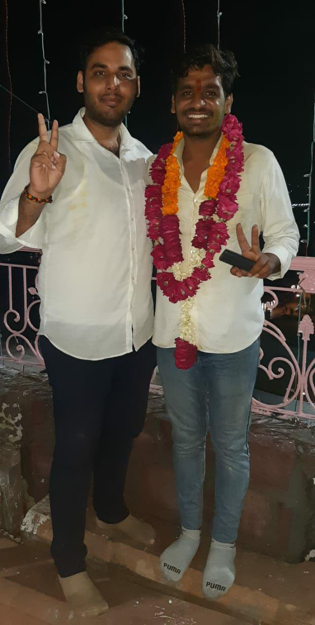 Student union elections : Shubham Deora General Secretary in JNVU