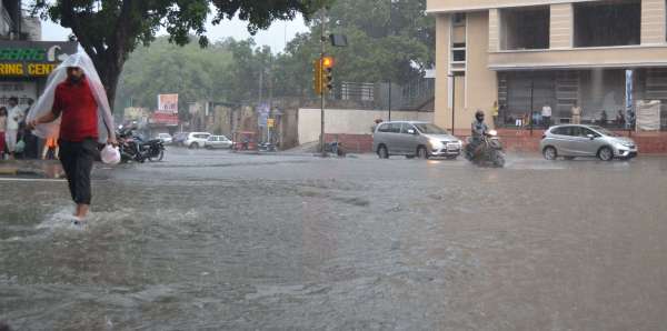 Heavy Rain in Ajmer