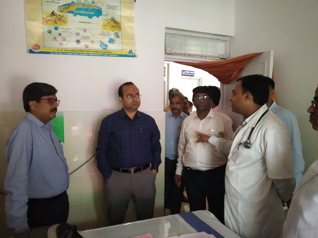 District in-charge Secretary visited Anuppur and Pushparajgarh and imp