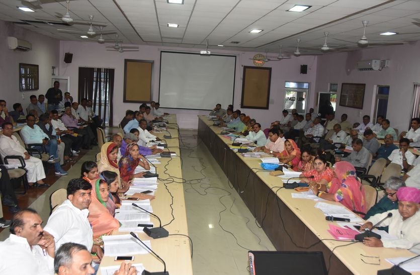 The government of the villages looked angry in bhilwara