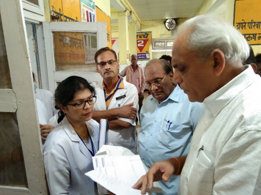 Joint director inspected Singrauli district hospital
