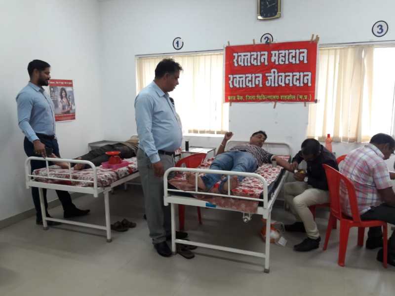 Blood donation camp organized, 139 employees donated blood