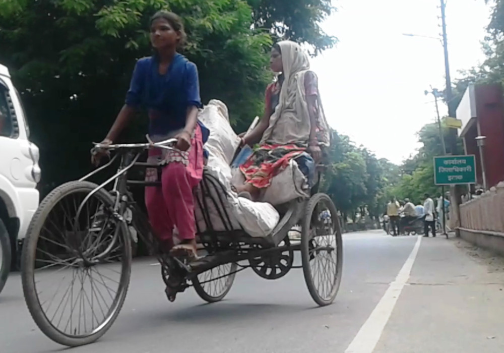 Rickshaw puller