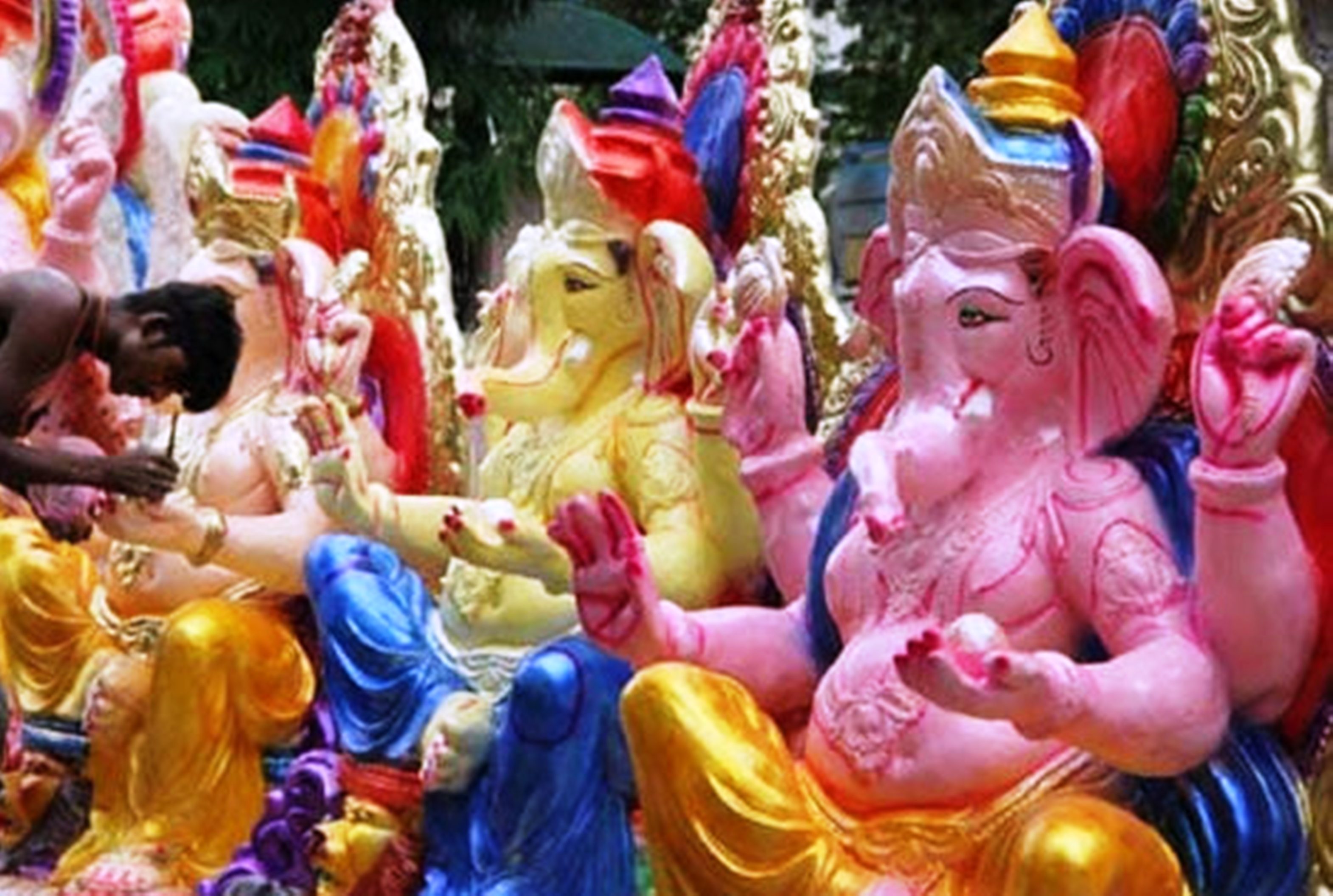 Ganesh Festival 2019 : नौशाद भाई के तिरंगे वाली गणेश की मूर्तियां पंडालों में विराजमान