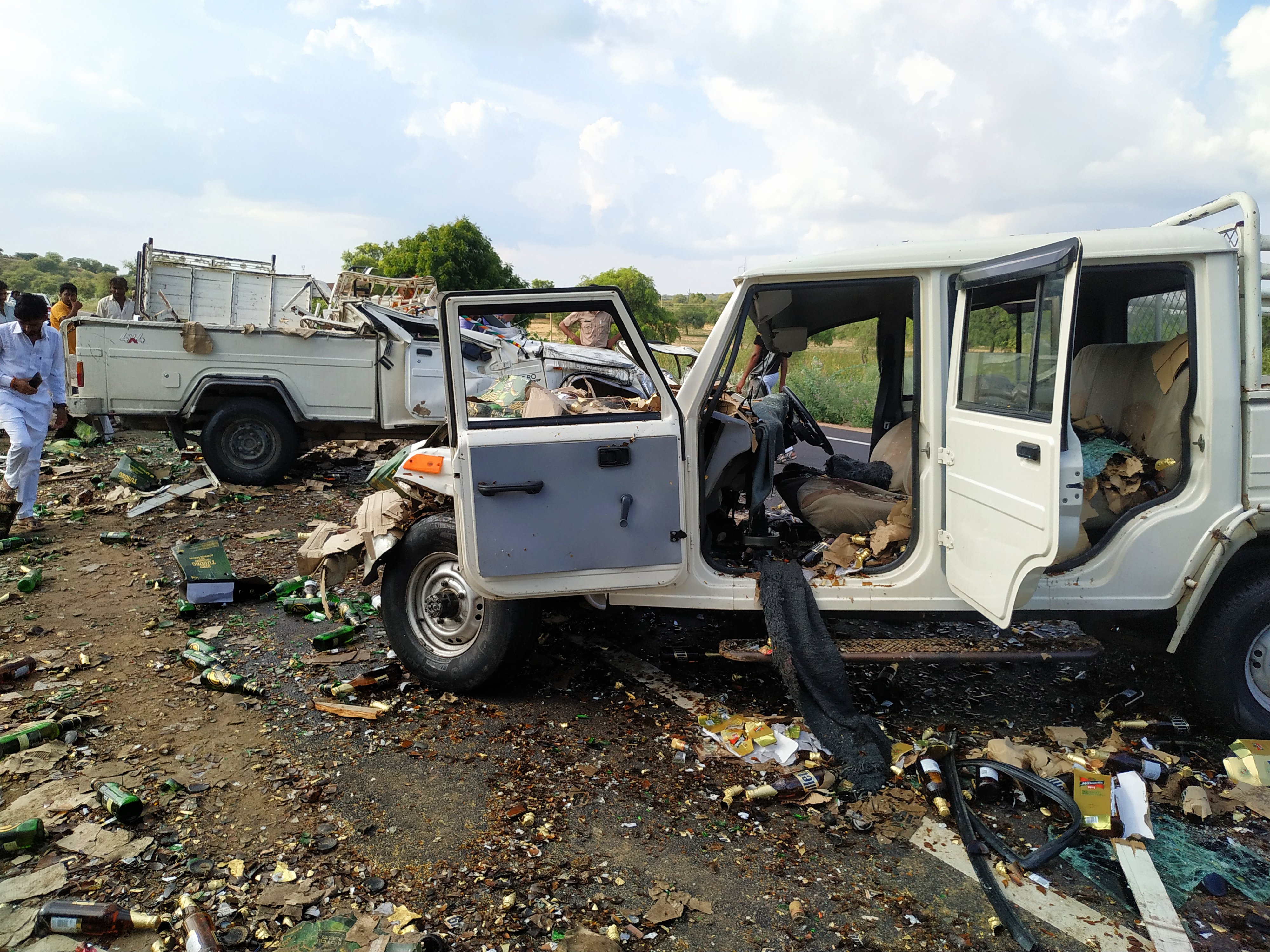 Three dead, 6 seriously injured in two horrific road accidents