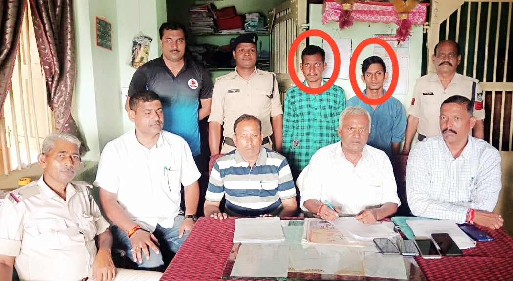 Railway police arrested two accused for planning a theft