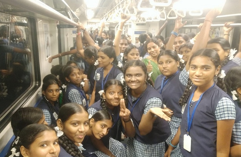 Metro : अगस्त में 4850 विद्यार्थियों ने लिया मेट्रो सेवा का लाभ