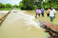 बारिश ने खोली भ्रष्टाचार की पोल, 20 लाख की पुलिया एक दिन की बारिश में बही, दो दर्जन से ज्यादा गांवों का संपर्क टूटा