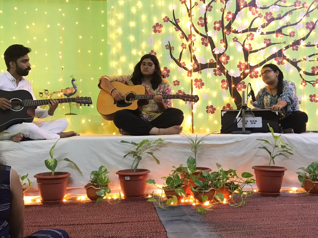 Singing Guru Bhakti in musical teacher's day