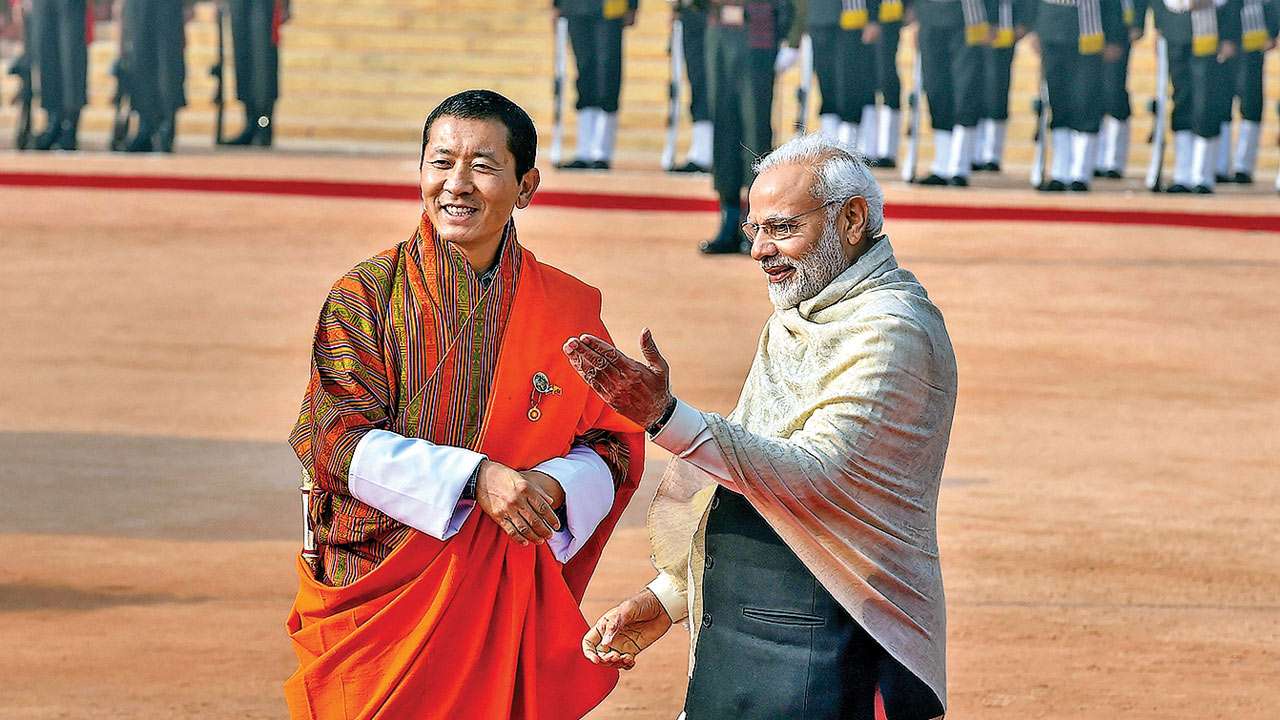 PM Modi with Lotay Tshering