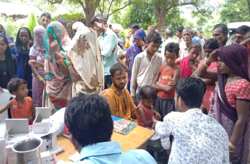 मचा हडक़म्प, हुसैनपुरा पहुंचा चिकित्सा प्रशासन