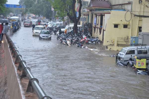 Heavy rain in ajmer