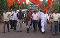 कोयला उद्योग में एफडीआई का विरोध, बीएमएस ने किया प्रदर्शन, संघ के नेताओं ने ये कहा...