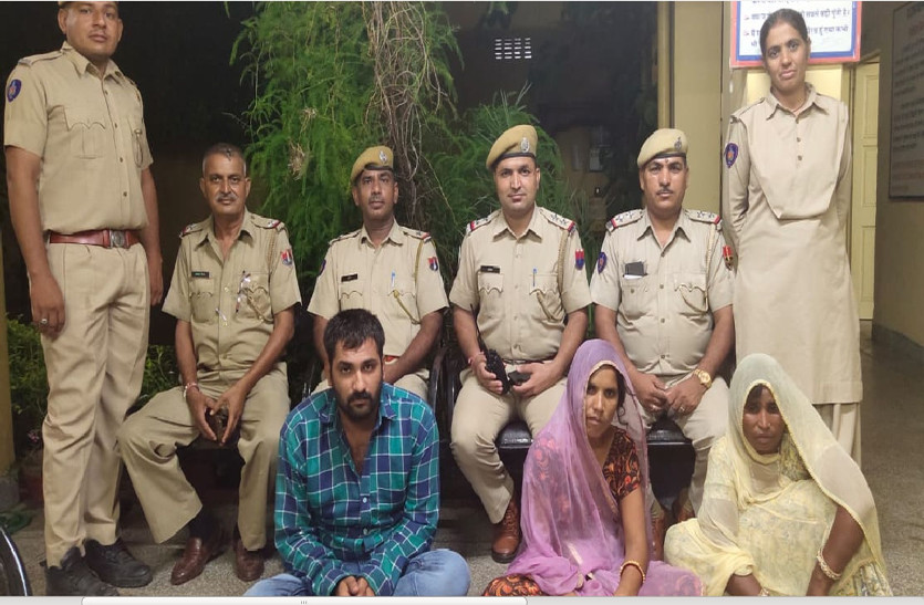दुकान से आभूषण चुराने वाली मुन्नी गैंग पकड़ी