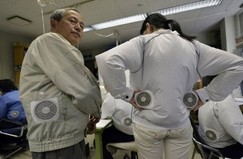 पंखे में छिपा जापानी श्रमिकों के कूल रहने का राज