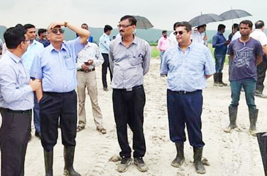 NGT team visit Singrauli village effect by Essar's ash dam breakdown