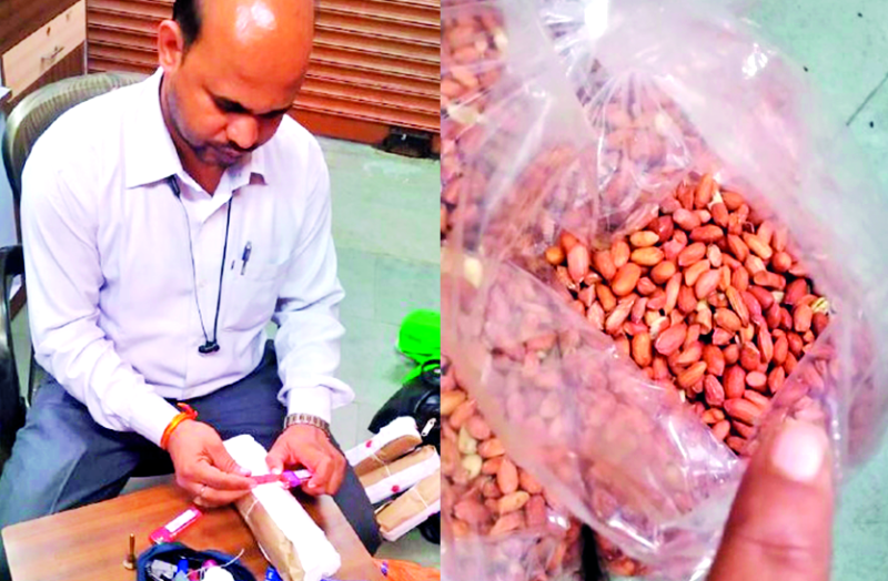 सावधान! फैक्ट्री में घटिया मूंगफली दाने से बनाया जा रहा फलाहारी नमकीन