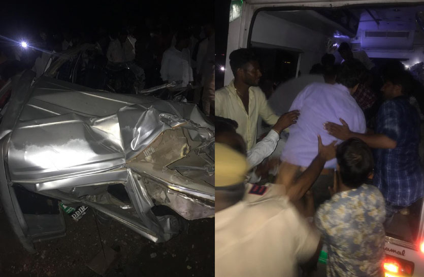 ट्रक-कार भिड़ंत में टोंक जिले के तीन युवकों की मौत, चार अन्य गम्भीर घायल को किया जयपुर रैफर