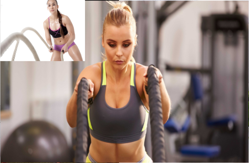 अपर-लोअर बॉडी वर्कआउट के लिए करें बैटल रोप्स