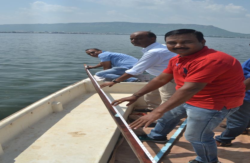 Ajmer Anasagar : आनासागर में 13 नहीं 20 फीट पानी