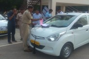 RTO officers action against ola and uber cab drivers in jodhpur