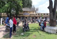 प्रवेश को लेकर छत्रसाल कॉजेल में दिनभर रहा गहमा-गहमी का माहौल