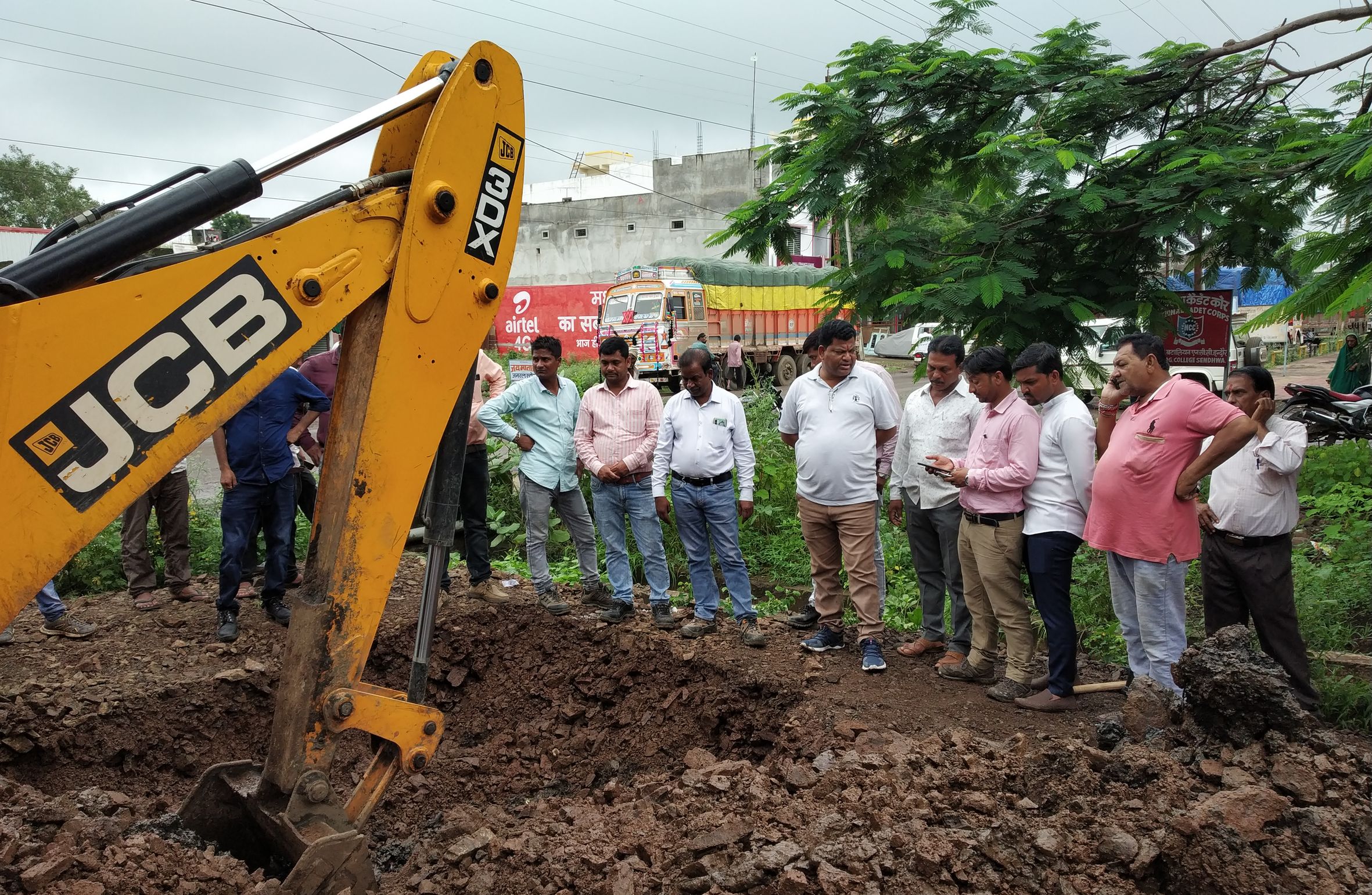 Work started for the sewerage plant scheme