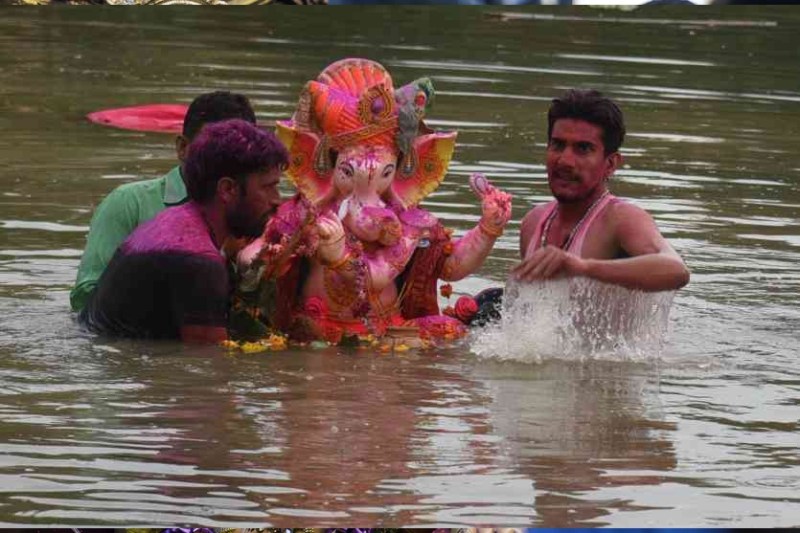 anant chaturdashi 2019: ganesh visarjan live in jabalpur
