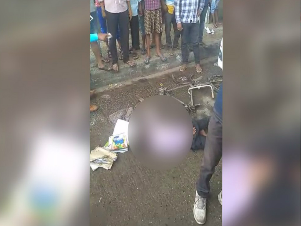 Student dead body Dragged