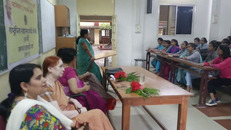 Students who pledged, said we will follow principles of Gandhi