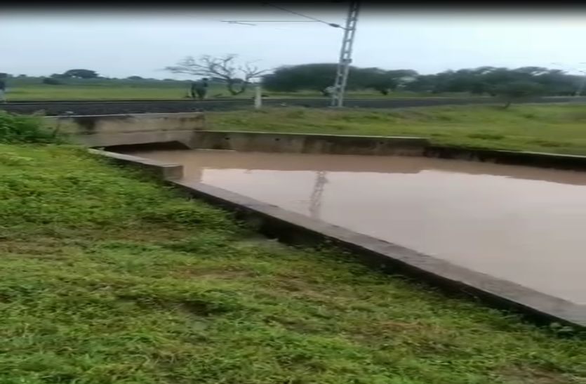 Water Filled In Railway Underbridge Ratlam