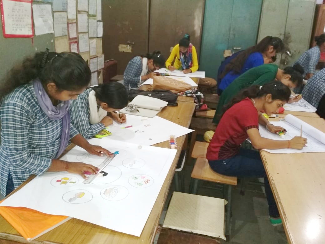 Poster competition organized at Girls College