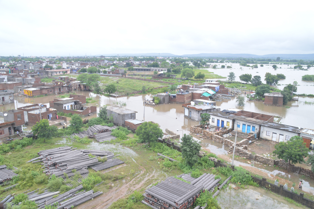 Flood situation in the district