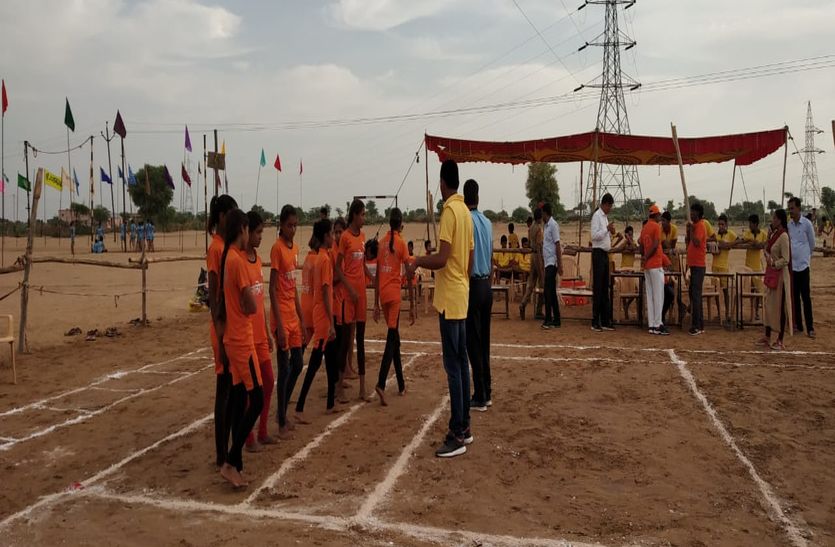 Kabaddi game: राज्य स्तरीय कबड्डी में जालोर टीम सुपर लीग में पहुंची