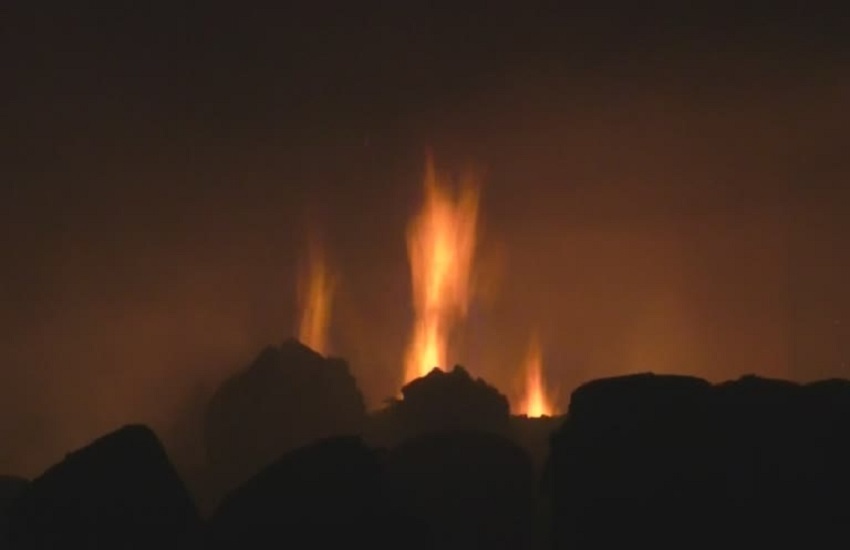 Fire भिवंडी ट्रासंपोर्ट गोदाम में भीषण आग