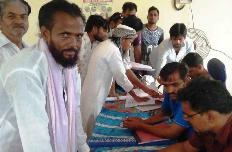 शिविर में 28 में से एक को भी नही सौंपा गया पट्टा, मायूस लोटे आवेदक