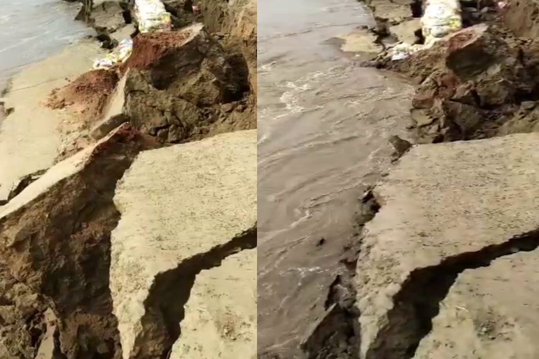 Dubey chhapra Ring dam broken