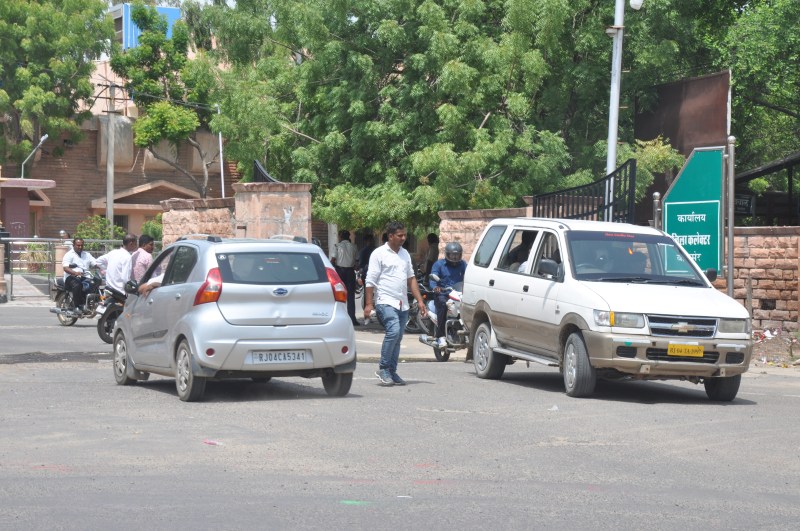 Hospital and Collectorate campus made shortcut way