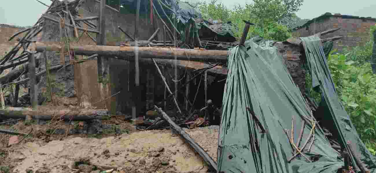लौटता मानसून जिले में छोड़ गया बर्बादी के निशान