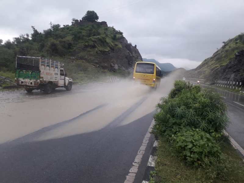Marble slurry in the pond that fed Fatehsagar