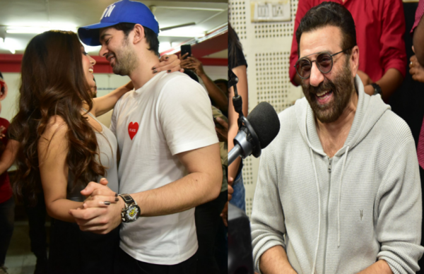 पत्रिका कार्यालय पहुंचे सनी देओल, करण देओल और सेहर बंबा, देखिए तस्वीरें