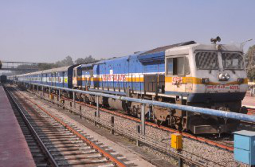 कोटा-श्रीगंगानगर सुपरफास्ट ट्रेन का पावर फेल