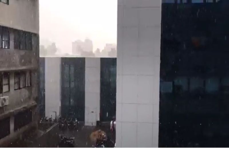 RAINFALL; गर्मी और उमस के बाद सूरत में शाम को झमाझम