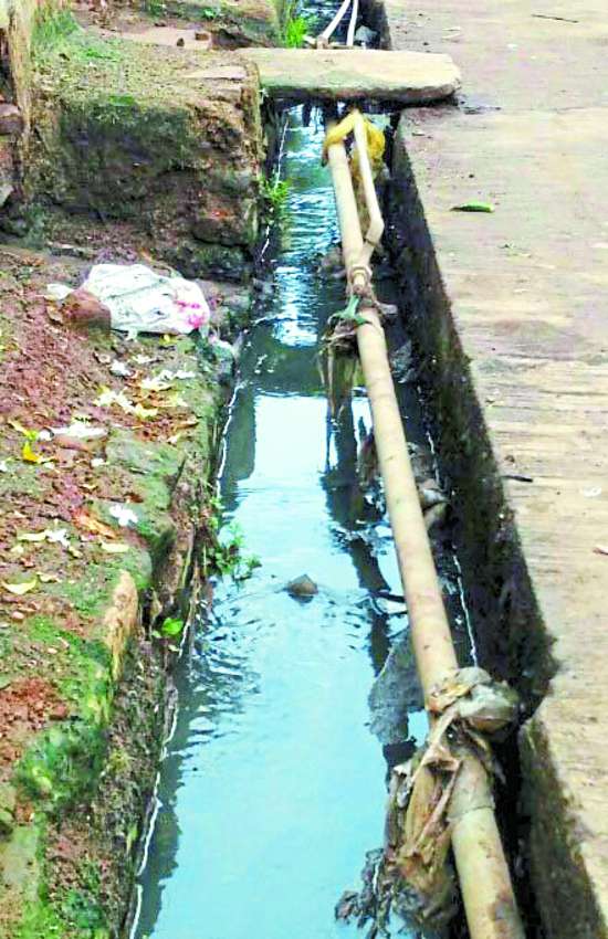 Drinking water pipeline shabby, contaminated water reaching homes