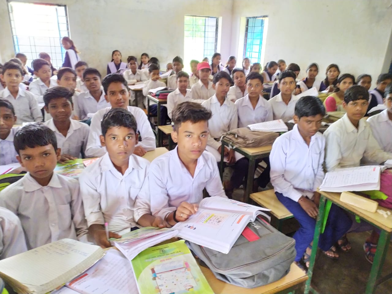 Only 137 high and higher secondary schools for 574 villages in the dis