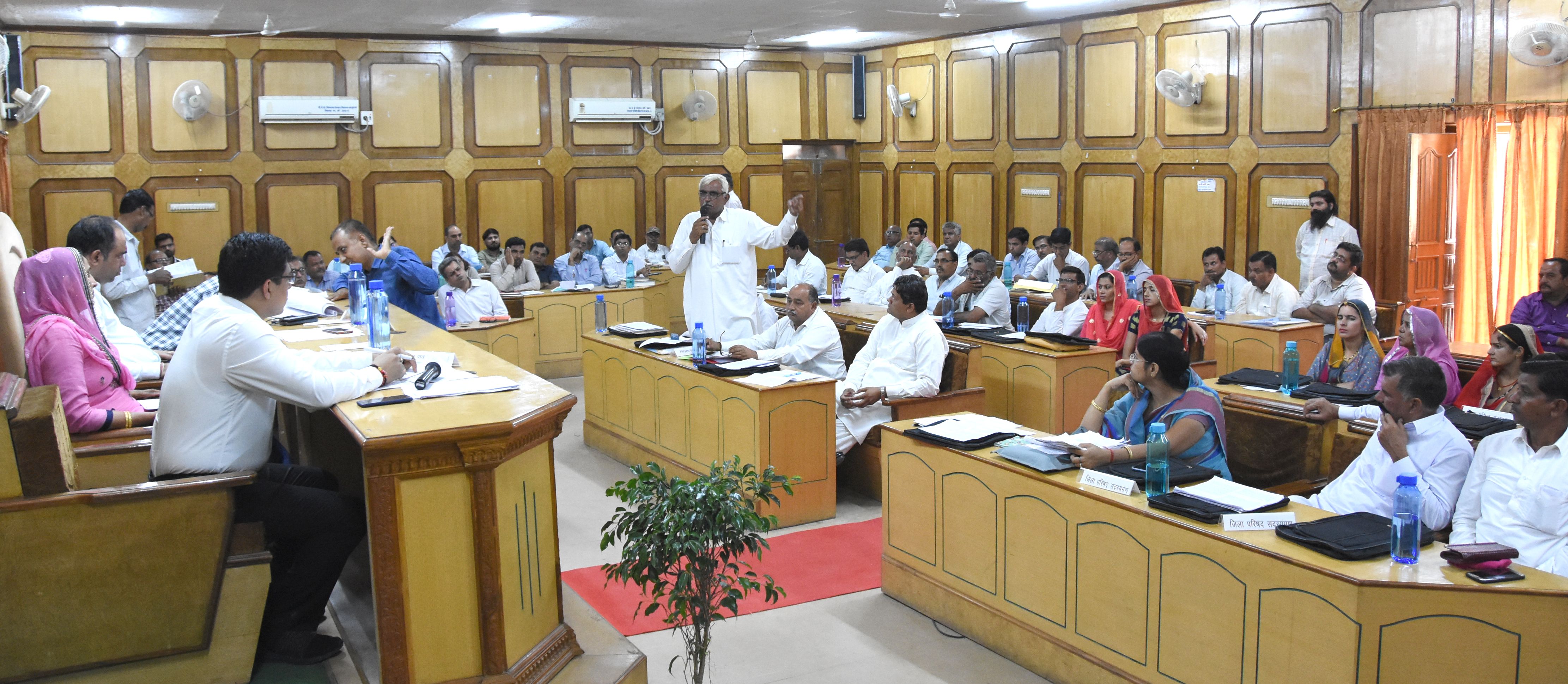 bikaner zilla parishad general meeting