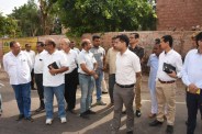 reconstruction of damaged roads in jodhpur before by elections