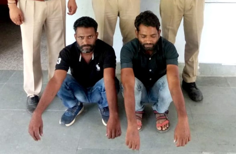 मंदिर से दानपात्र तोडऩे के आरोपी रिमाण्ड पर, पुलिस ने बाइक भी की जब्त